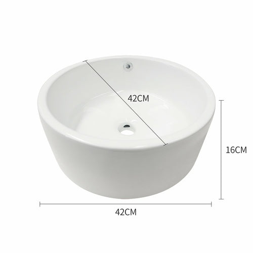 Ceramic Basin Bathroom Wash Counter Top Hand Wash Bowl Sink Vanity