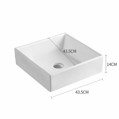 Ceramic Basin Bathroom Wash Counter Top Hand Wash Bowl Sink Vanity