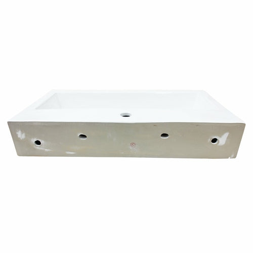 Ceramic Basin Bathroom Wash Counter Top Hand Wash Bowl Sink Vanity