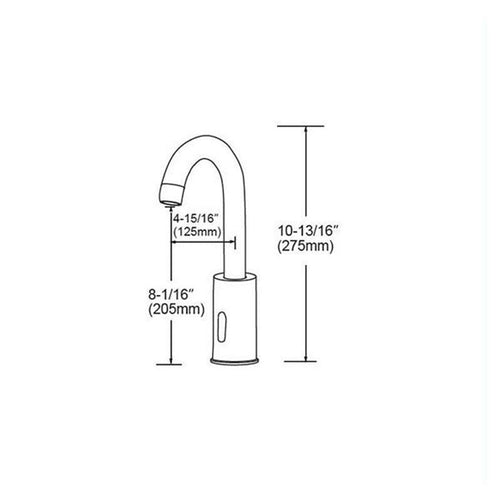Revive Touchless Commercial Faucet with Smart Temperature Control