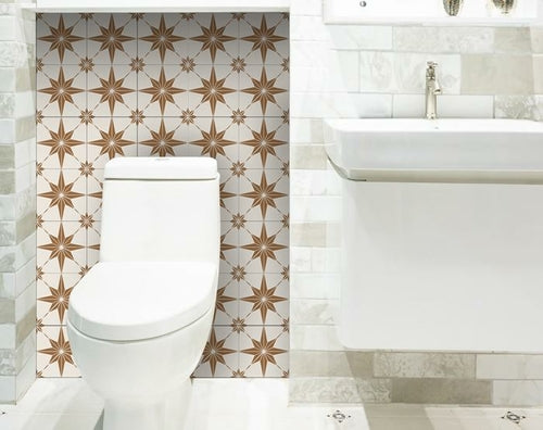 Decorative Tile stickers set of 24 Peel & Stick