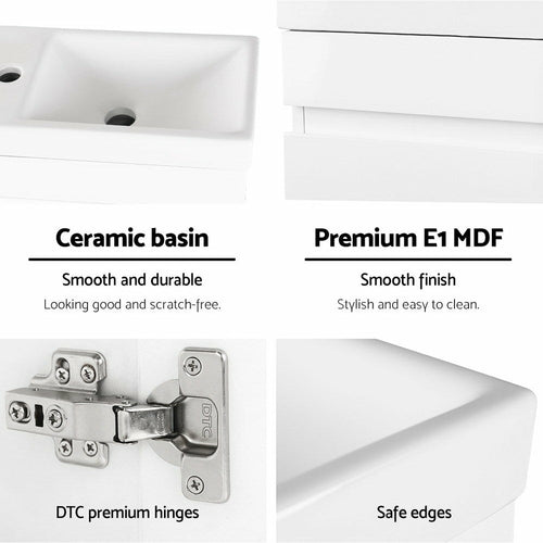 Cefito 400mm Bathroom Vanity Basin Cabinet Sink Storage Wall Hung