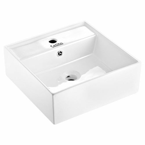 Cefito Bathroom Basin Ceramic Vanity Sink Hand Wash Bowl 41x41cm