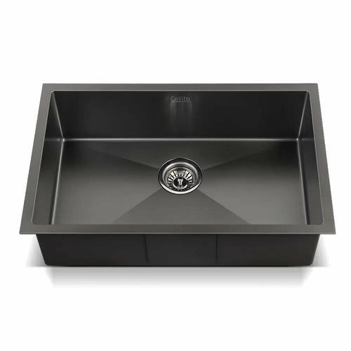 Cefito 70cm x 45cm Stainless Steel Kitchen Sink Under/Top/Flush Mount