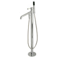 Kingston Brass KS8131DPL Paris Freestanding Tub Faucet with Hand Showe