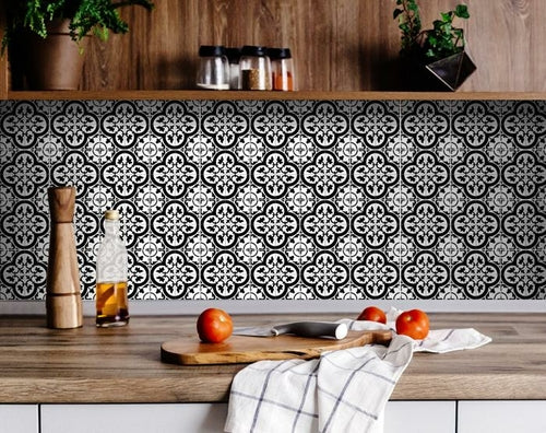 Decorative Tile stickers set of 24 Peel & Stick