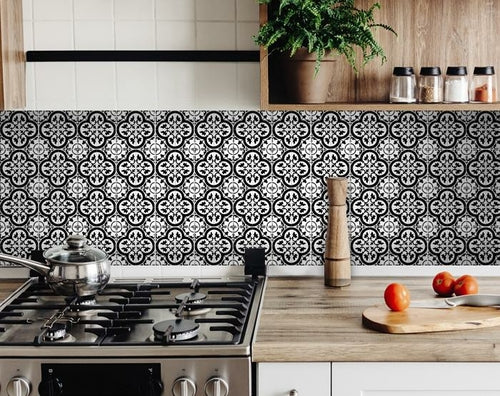 Decorative Tile stickers set of 24 Peel & Stick