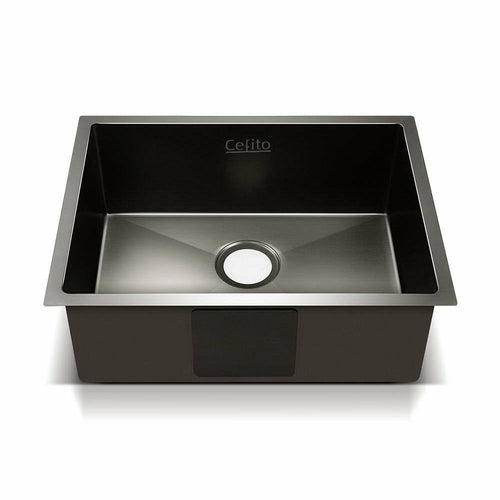 Cefito 60cm x 45cm Stainless Steel Kitchen Sink Under/Top/Flush Mount