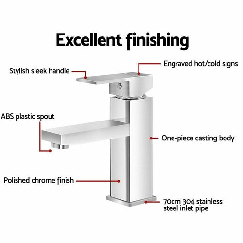 Cefito Basin Mixer Tap Faucet Bathroom Vanity Counter Top WELS