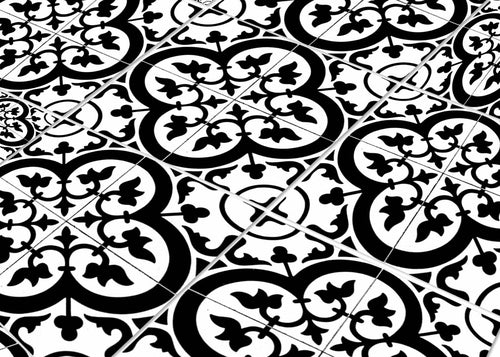 Decorative Tile stickers set of 24 Peel & Stick