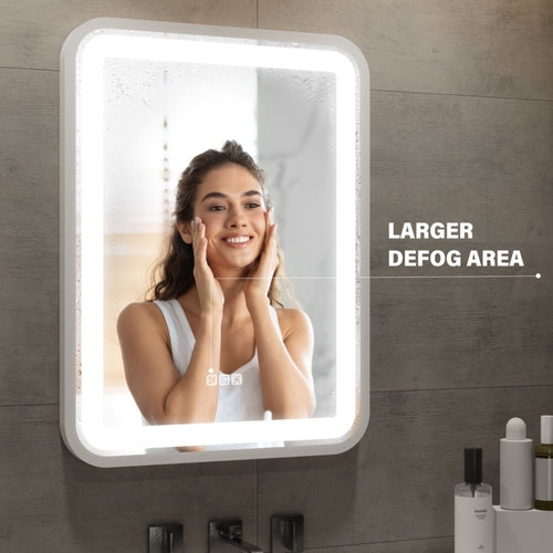 LuneluX_Home – Smart LED Bathroom Mirror with Anti-Fog & Touch Control