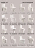 Modern Water Saving High Quality Ceramic One-piece Toilet with Concealed Tank