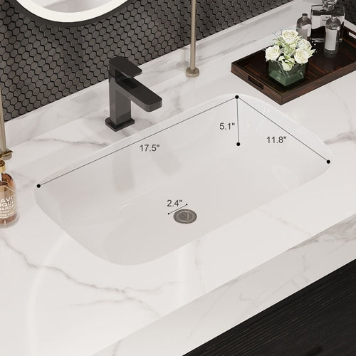 39.4" Bathroom Vanities with Ceramic Sink,Floating Bathroom