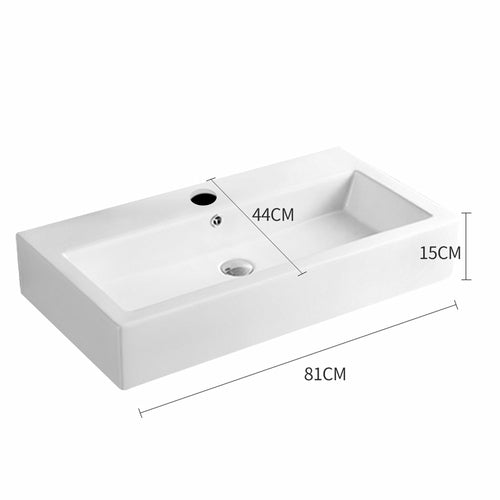 Ceramic Basin Bathroom Wash Counter Top Hand Wash Bowl Sink Vanity